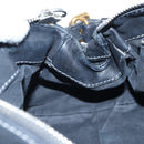 Chloe Paddington Hand Bag Leather Black Gold Silver Auth 200455V-23