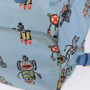 PRADA Backpack Nylon Light Blue Silver Auth 200461-22