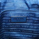 PRADA Backpack Nylon Light Blue Silver Auth 200461-33