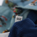 PRADA Backpack Nylon Light Blue Silver Auth 200461-12