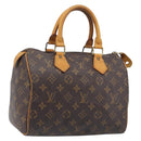LOUIS VUITTON Monogram Speedy 25 Hand Bag M41528 LV Auth 200464-1