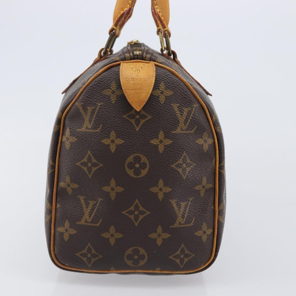 LOUIS VUITTON Monogram Speedy 25 Hand Bag M41528 LV Auth 200464