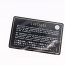 CHANEL Icon iPad Case Leather Black Gold CC Auth 200467-25