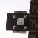 FENDI Zucca Canvas Mamma Baguette Shoulder Bag Brown Black Auth 200470V-9