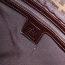 FENDI Zucca Canvas Mamma Baguette Shoulder Bag Brown Black Auth 200470V-21