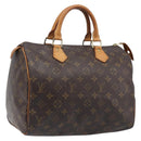 LOUIS VUITTON Monogram Speedy 30 Hand Bag M41526 LV Auth 200472-1