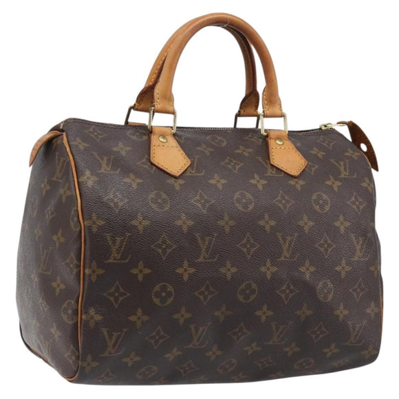 LOUIS VUITTON Monogram Speedy 30 Hand Bag M41526 LV Auth 200472