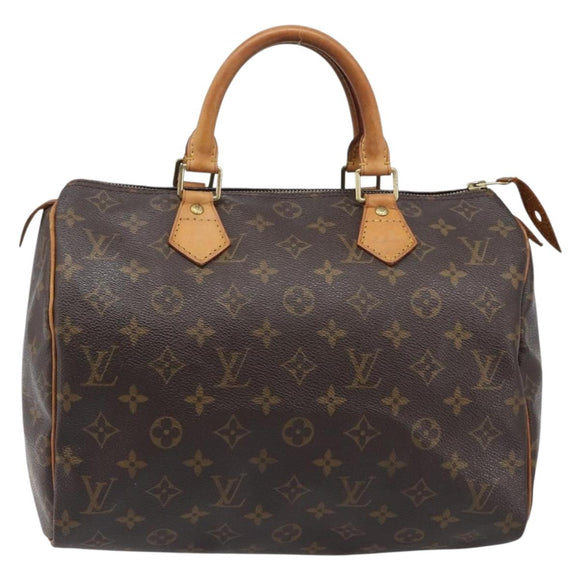 LOUIS VUITTON Monogram Speedy 30 Hand Bag M41526 LV Auth 200472