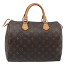 LOUIS VUITTON Monogram Speedy 30 Hand Bag M41526 LV Auth 200472-3