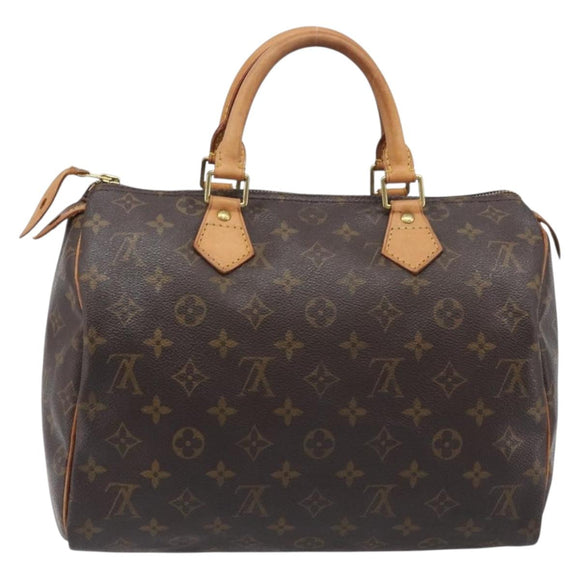 LOUIS VUITTON Monogram Speedy 30 Hand Bag M41526 LV Auth 200472