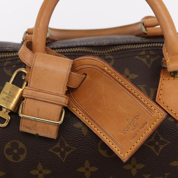 LOUIS VUITTON Monogram Speedy 35 Hand Bag M41524 LV Auth 200473V