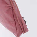 BALENCIAGA Clutch Bag Leather Pink Auth 200479M-8