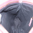 BALENCIAGA Clutch Bag Leather Pink Auth 200479M-20