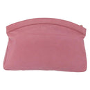 BALENCIAGA Clutch Bag Leather Pink Auth 200479M-2