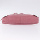 BALENCIAGA Clutch Bag Leather Pink Auth 200479M-6