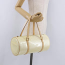 LOUIS VUITTON Monogram Vernis Bedford Hand Bag Perle M91006 LV Auth 200480V-23