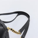 CHANEL Matelasse Backpack Caviar Skin Black Gold CC Auth 200481V-10