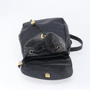 CHANEL Matelasse Backpack Caviar Skin Black Gold CC Auth 200481V-16