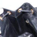 CHANEL Matelasse Backpack Caviar Skin Black Gold CC Auth 200481V-23