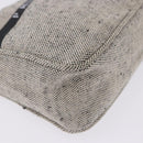PRADA Hand Pouch Hand Bag Canvas Gray Auth 200483A-11