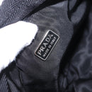 PRADA Hand Pouch Hand Bag Canvas Gray Auth 200483A-17