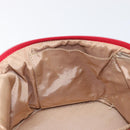 Burberrys Nova Check Vanity Hand Bag Canvas Beige Gold Auth 200484A-19