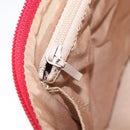 Burberrys Nova Check Vanity Hand Bag Canvas Beige Gold Auth 200484A-21