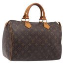 LOUIS VUITTON Monogram Speedy 25 Hand Bag M41528 LV Auth 200486-1