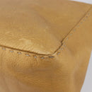 FENDI Selleria Mamma Baguette Shoulder Bag Leather Brown Gold Auth 200491A-16