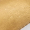 FENDI Selleria Mamma Baguette Shoulder Bag Leather Brown Gold Auth 200491A-9