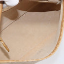 FENDI Selleria Mamma Baguette Shoulder Bag Leather Brown Gold Auth 200491A-11