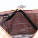 Christian Dior Trotter Canvas Boston Bag Beige Gold Auth 200492-19