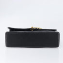 CHANEL Chain Matelasse 23 Shoulder Bag Lamb Skin Black Gold CC Auth 200493SAM-9