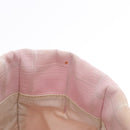 CHANEL New Travel Line Hand Bag Canvas Pink Gold CC Auth 200495-17