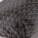 GOYARD Saint Louis GM Tote Bag PVC Canvas Black Auth 200501A-12