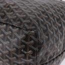GOYARD Saint Louis GM Tote Bag PVC Canvas Black Auth 200501A-13