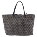 GOYARD Saint Louis GM Tote Bag PVC Canvas Black Auth 200501A-2