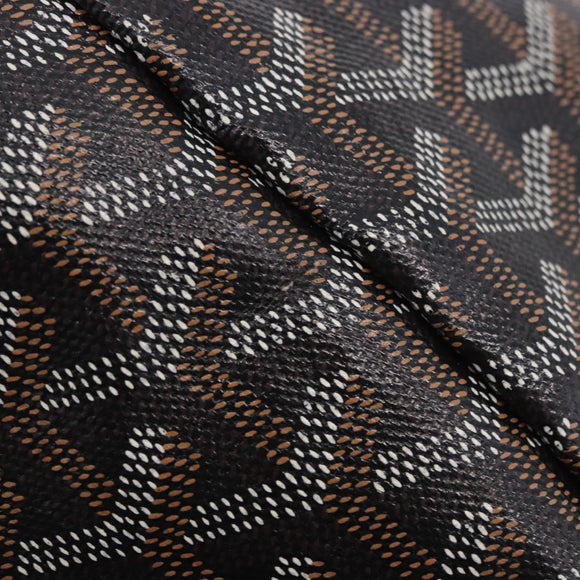 GOYARD Saint Louis GM Tote Bag PVC Canvas Black Auth 200501A