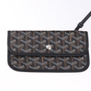 GOYARD Saint Louis GM Tote Bag PVC Canvas Black Auth 200501A-21