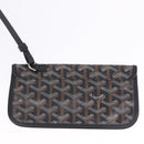 GOYARD Saint Louis GM Tote Bag PVC Canvas Black Auth 200501A-22