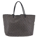 GOYARD Saint Louis GM Tote Bag PVC Canvas Black Auth 200501A-3