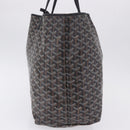 GOYARD Saint Louis GM Tote Bag PVC Canvas Black Auth 200501A-4