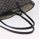 GOYARD Saint Louis GM Tote Bag PVC Canvas Black Auth 200501A-7