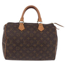 LOUIS VUITTON Monogram Speedy 30 Hand Bag M41526 LV Auth 200508SAV-13