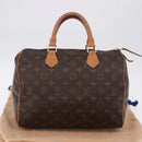 LOUIS VUITTON Monogram Speedy 30 Hand Bag M41526 LV Auth 200508SAV-12