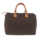 LOUIS VUITTON Monogram Speedy 30 Hand Bag M41526 LV Auth 200508SAV-2