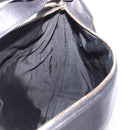 CHANEL Choco Bar Shoulder Bag Lamb Skin Black Gold CC Auth 200511V-18