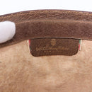GUCCI GG Supreme Web Sherry Line Clutch Bag PVC Beige Gold 89 01 032 Auth 200512-13