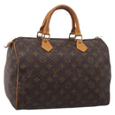 LOUIS VUITTON Monogram Speedy 30 Hand Bag M41526 LV Auth 200515A-1