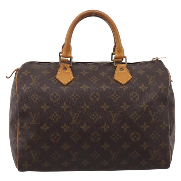 LOUIS VUITTON Monogram Speedy 30 Hand Bag M41526 LV Auth 200515A